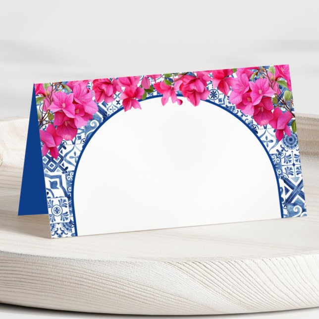 Cartão De Mesa Mama Mia Mediterrânica Festa de aniversário de ten (Criador carregado)