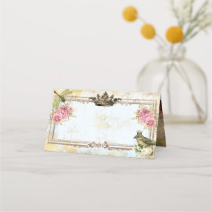 Cartão De Mesa Marie Antoinette french inspirou o casamento shabb