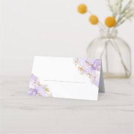 Cartão De Mesa mármore lavanda