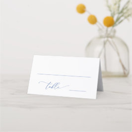 Cartão De Mesa Marselha Bleu e White 2 Número da Mesa de Casament