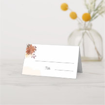 Mesa de Casamento Personalizado Rustic Brown