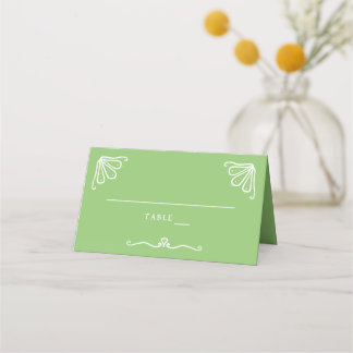 Cartão De Mesa Mesa de Casamento Personalizado Tuberose Dobrada