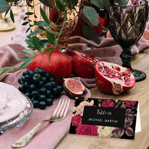 Cartão De Mesa Mesa Romântica de Casamento Floral