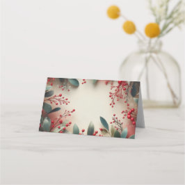 Cartão De Mesa Mistletoe