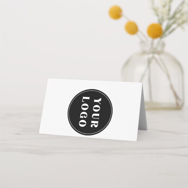 Cartão De Mesa Moderno, elegante, sofisticado e personalizável (Frente)