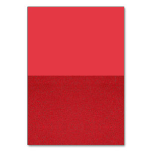 Cartão de Mesa Moderno Vermelho Ousado – Personali