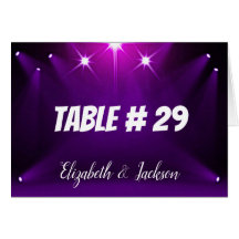 Cartão de mesa nº 29 - No Spotlight Wedding / Part