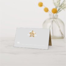 Natel Feliz Natal Estrela Dourada Cinza Elegante