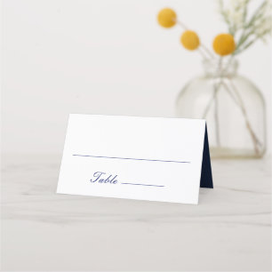 Cartão De Mesa Navio de navegação e mar Casamento Dourado Mari