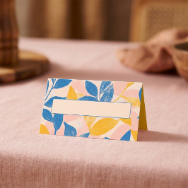 Cartão De Mesa Nome Botânico Colocar o Nome Manuscrito da Placa E