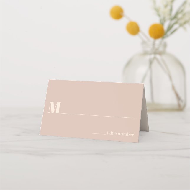 Cartão De Mesa Nostalgic Charm Retro Wedding (Frente)