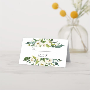 Cartão De Mesa Número da Tabela de Casamento de Frame Floral Bran