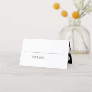 Cartão De Mesa Número da Tabela de Casamento de Pêacock-Feather