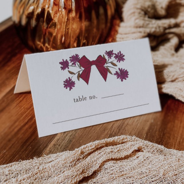 Cartão De Mesa Número da Tabela de Casamento Floral do Arco Magen (Criador carregado)