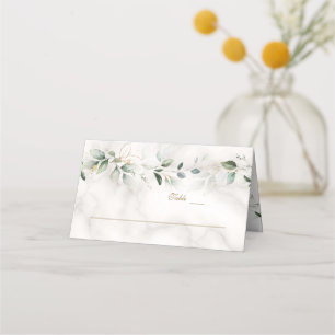 Cartão De Mesa Número de Tabela Marble Greenery Marble Aircolor 