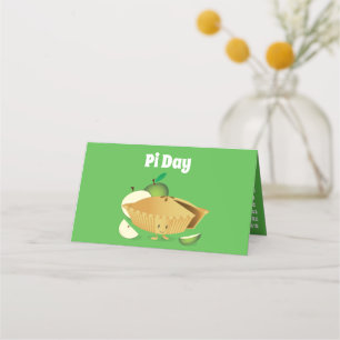 Cartão De Mesa Números De Personagem de desenho animado De Pizza