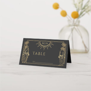 Cartão De Mesa O casamento do Dourado Tarot Card
