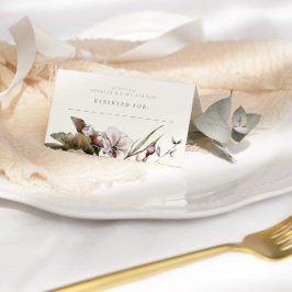 Cartão De Mesa OLÁ BABY | Sage e Ivory minimalistas bem-vindas