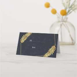 Cartão De Mesa Ouro Quadro Marinho para trás Substituir Placa