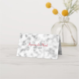 Cartão De Mesa Padrão De Vidro De Cinza De Luz Enigmática