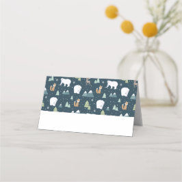 Cartão De Mesa Padrões Russos De Inverno De Natal Bonito