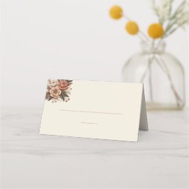 Cartão De Mesa País Elegante Moderno Ocidental- Floral