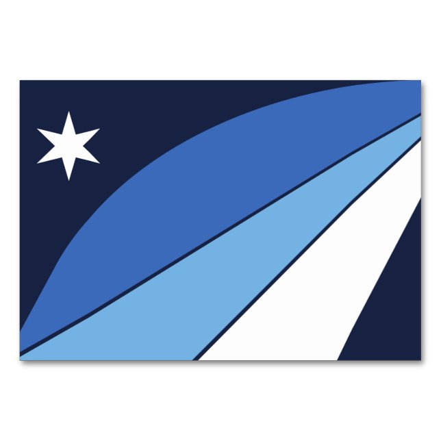 Cartão de mesa Patriótico com Bandeira da Colômbia (Frente)