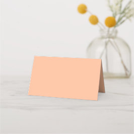 Cartão De Mesa Peach Fuzz Solid Color