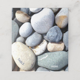 Cartão De Mesa Pebolhas Únicas Pouco Frequentes, Rigorosas,