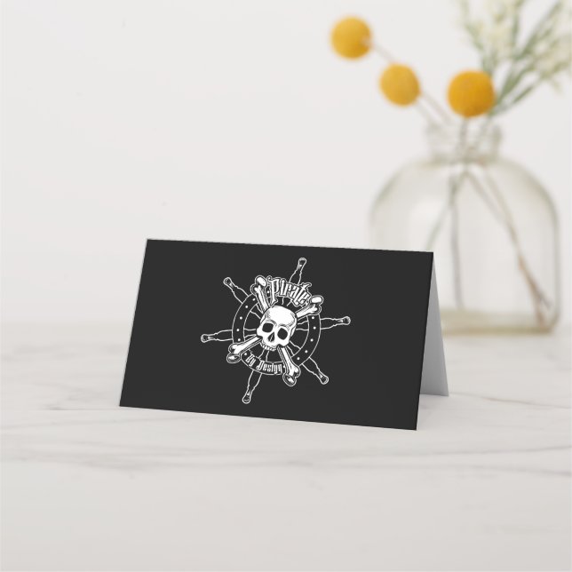 Cartão De Mesa Pirata (Frente)