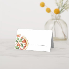 Cartão De Mesa Pizza Fill in Buffet Place Card