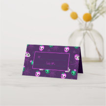 Pla de Crânios Neon Rosa e Verde Luminosos para Ha