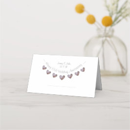 Cartão De Mesa Placa de aniversário de casamento