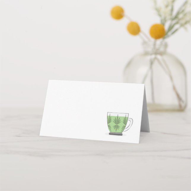 Cartão De Mesa Placa de espaço para a Taça Crystal Punch (Frente)