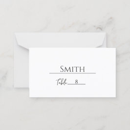 Cartão De Mesa Placa de Espaço Reservado para Mesa modelo