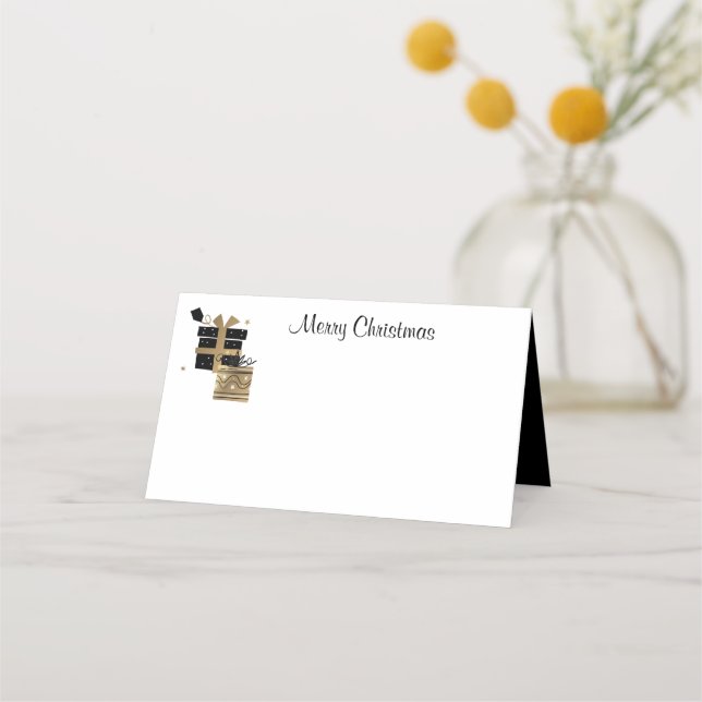 Cartão De Mesa Placa de Local de Nome (Frente)