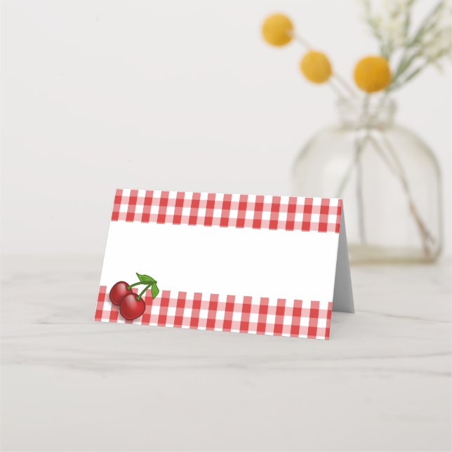 Cartão De Mesa Placa de Local de Nome Dobrado (Frente)