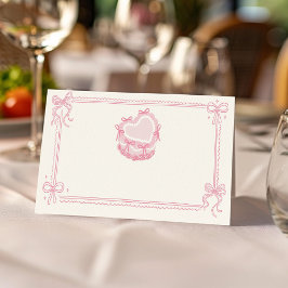 Cartão De Mesa Placa de lugar da Comida da Festa de aniversário d