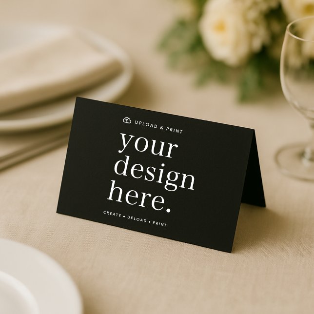 Cartão De Mesa Placa de lugar dobrada Carregar Design (Versatile place cards for business, events, weddings, special occasions & more!)