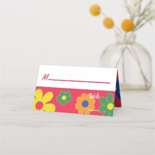 Cartão De Mesa Placa de lugar pensada do bar e do Bat Mitzvah 196