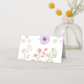 Cartão De Mesa Placa de Mesa de Dobragem de Papel de Seda Flor - 