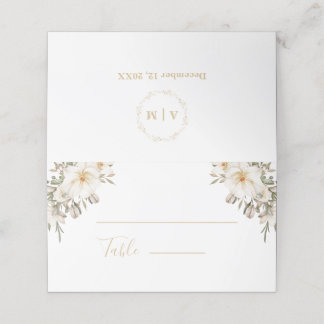 Cartão De Mesa Placa de Número de Tabela Dobrada por recepção de