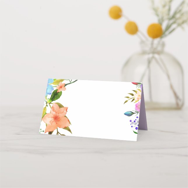 Cartão De Mesa Placa Place Nefeli (Frente)