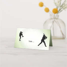 Cartão De Mesa Placas De Lugar De Baseball
