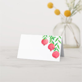 Cartão De Mesa Placas de Lugar Judaicas Romenas, Placa de Mesa