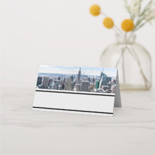 Cartão De Mesa Placas de navegação Skyline Star NYC
