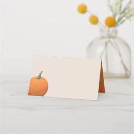 Cartão De Mesa Placecard de Bompkin de Autumn