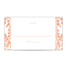 Placecard de Mesas de Casamento Norwich