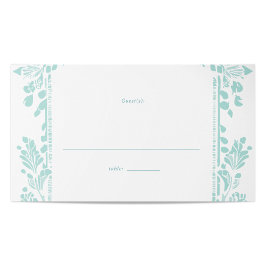 Cartão De Mesa Placecard de Mesas de Casamento Norwich