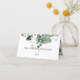 Cartão De Mesa PRIMAVERA BEAUTY BOTANICAL GREENERY Weding